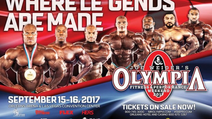 2017 Mr. Olympia Fitness and Performance Weekend; Pre-DSHEA Ingredient List Meeting Set for October 3, 2017; FDA Warns Total Nutrition, Inc.; Rick Collins to Speak at Supply Side West